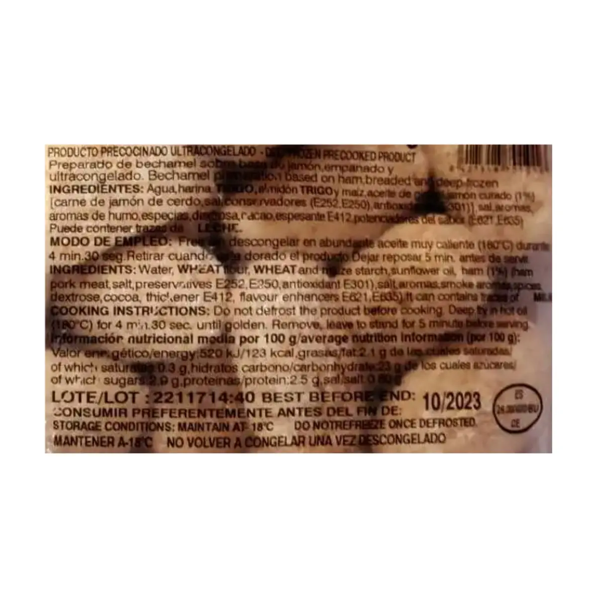 Croquetas de jamón Eurofrits (1 kg / 2.2 lb) - Thumbnail 6