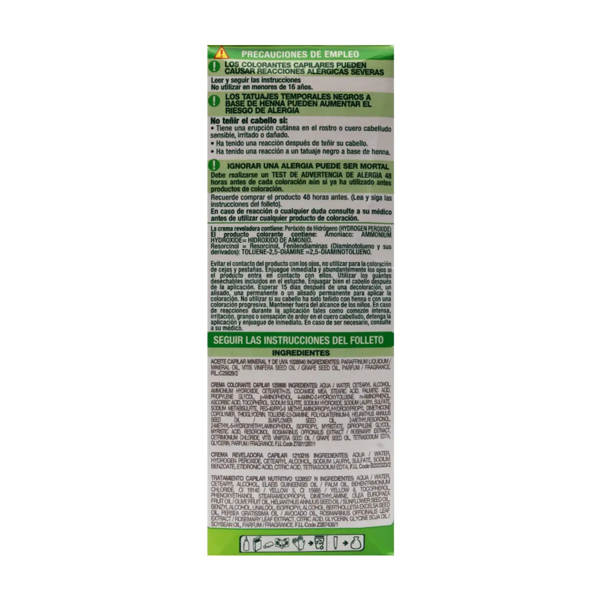 Tinte para el cabello No.45 tamarindo Nutrisse Garnier - Thumbnail 6