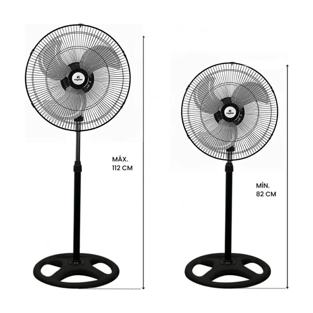 Ventilador de pie 18" 75W industrial Raydan Home PCN0473 - Thumbnail 3
