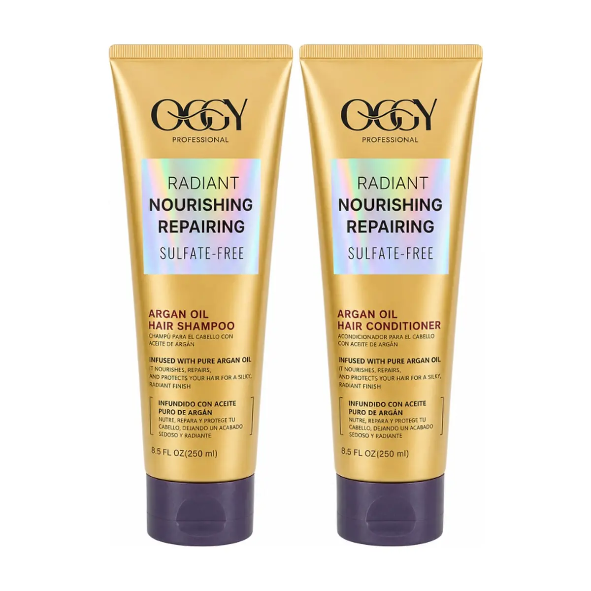 Set de champú y acondicionador con aceite de argán Ocgy Professional