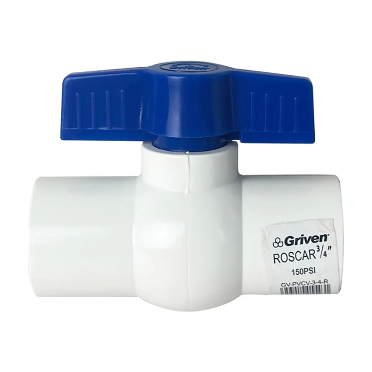 Llave de paso de PVC de 3/4" Griven - Miniatura 1