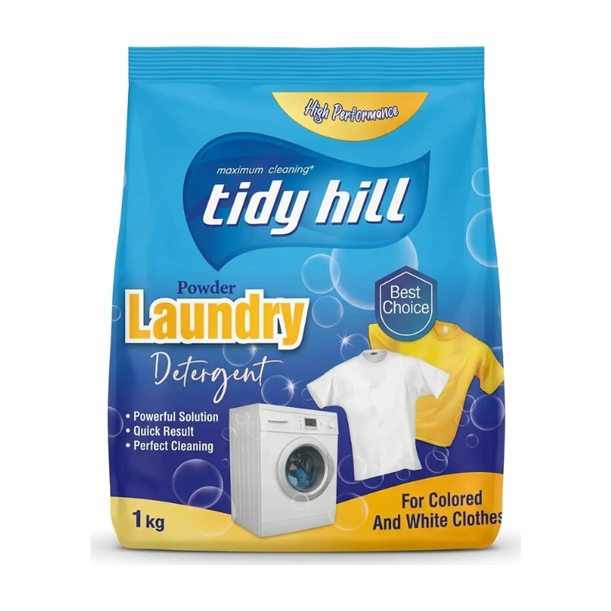 Detergente en polvo para ropa Tidy Hill (1 Kg / 2.2 Lb)