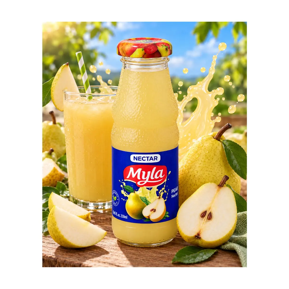 Néctar de pera Myla (6 x 250 ml / 8.5 oz) - Miniatura 5