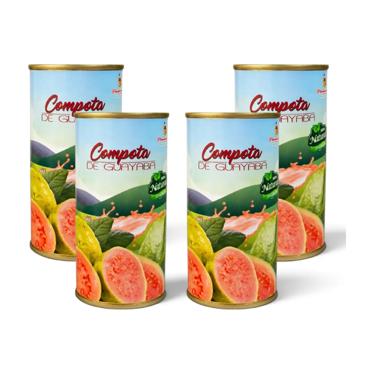 Compota de guayaba Placeres del Campo (4 X 220 g / 7.76 oz) - Imagen 1