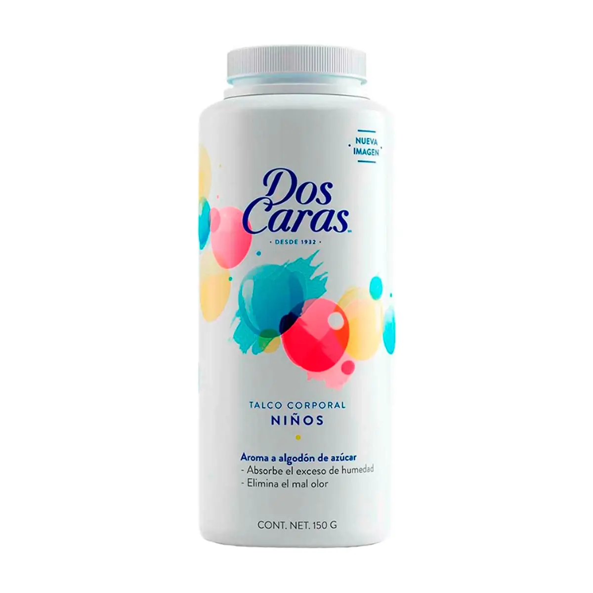 Talco corporal con aroma a algodón de azúcar para niños Dos Caras (150 g / 5.29 oz) - Thumbnail 5