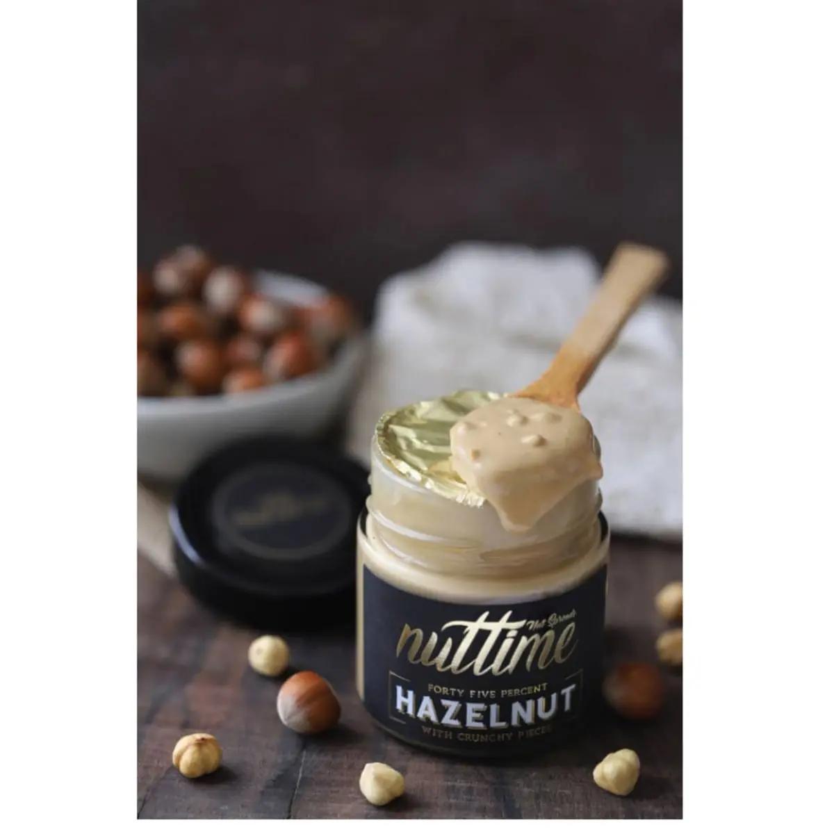 Crema de avellanas para untar Nuttime (3 x 250 g / 8.80 oz) - Thumbnail 4