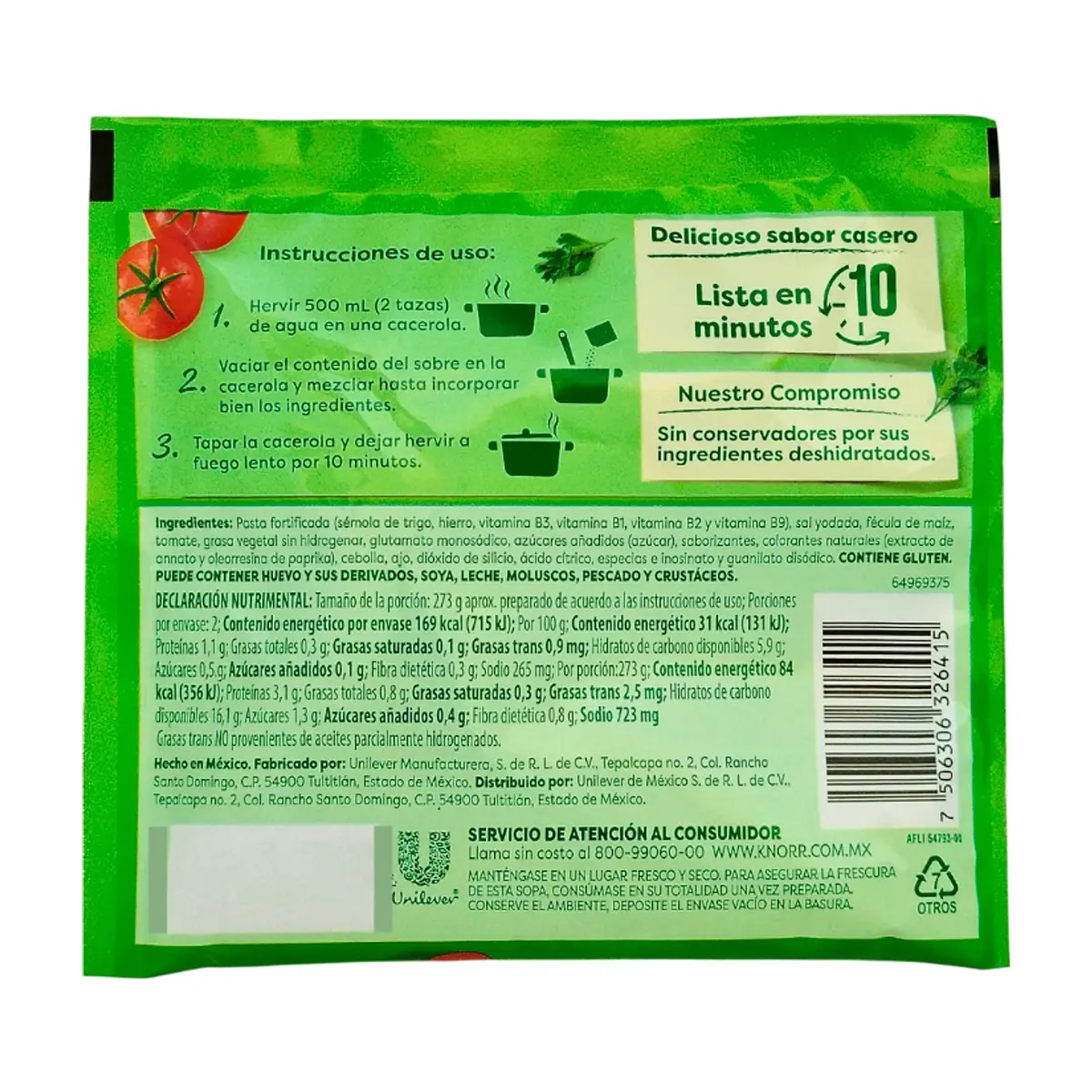 Sopa de fideos Knorr (50 g / 1.76 oz) - Thumbnail 2