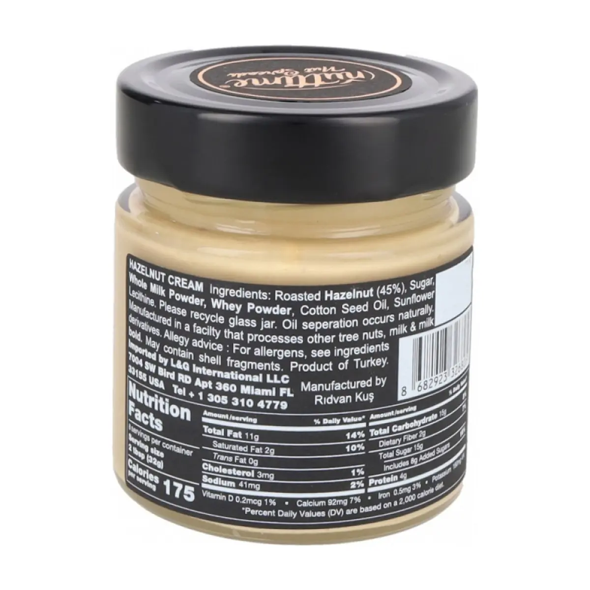 Crema de avellanas para untar Nuttime (3 x 250 g / 8.80 oz) - Thumbnail 3