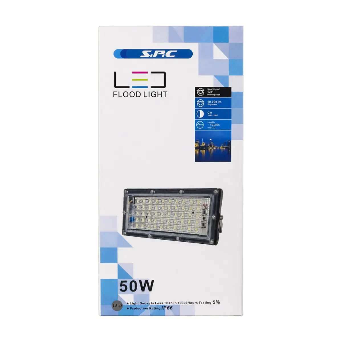 Reflector LED para exterior e interior de 50 W S.P.C - Miniatura 4