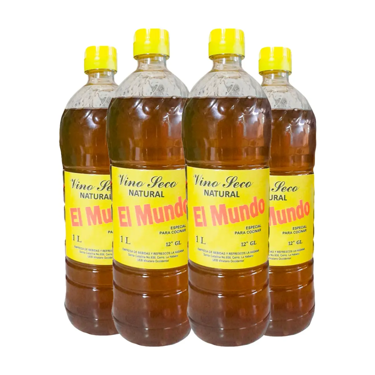 Vino seco natural El Mundo (4 x 1 L)