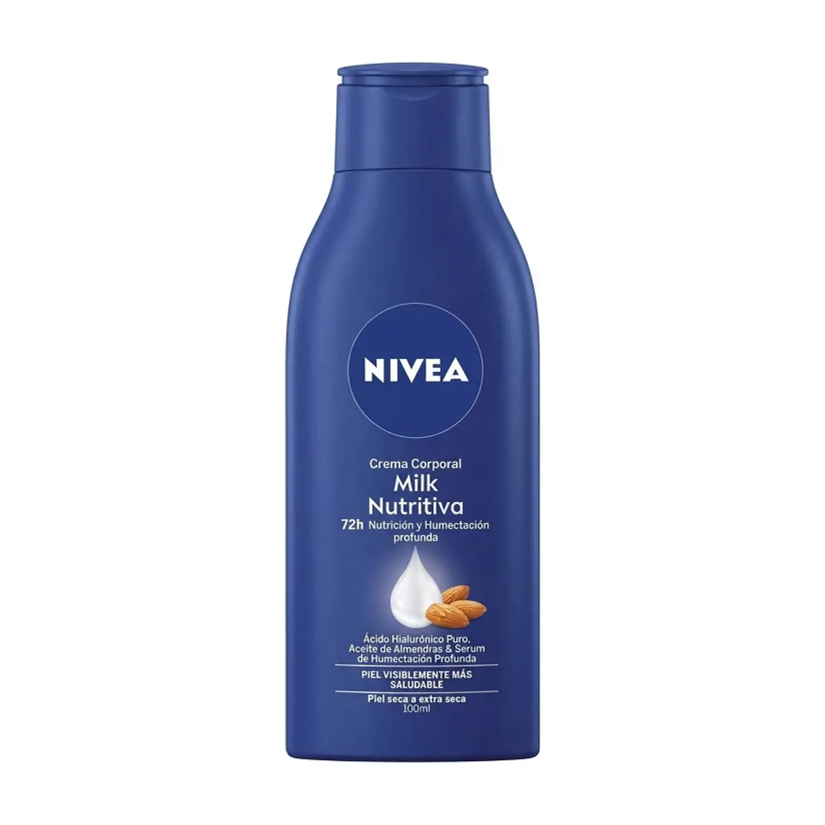Crema corporal 72h Milk Nutritiva Nivea (100 ml)