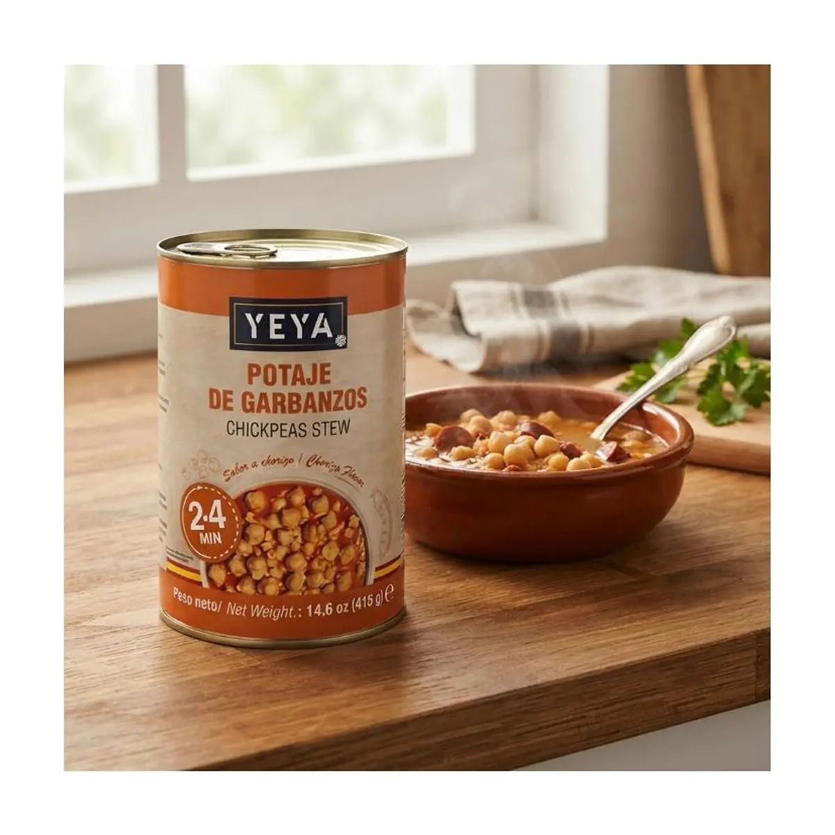 Potaje de garbanzos YEYA (415 g / 14.6 oz) - Miniatura 4