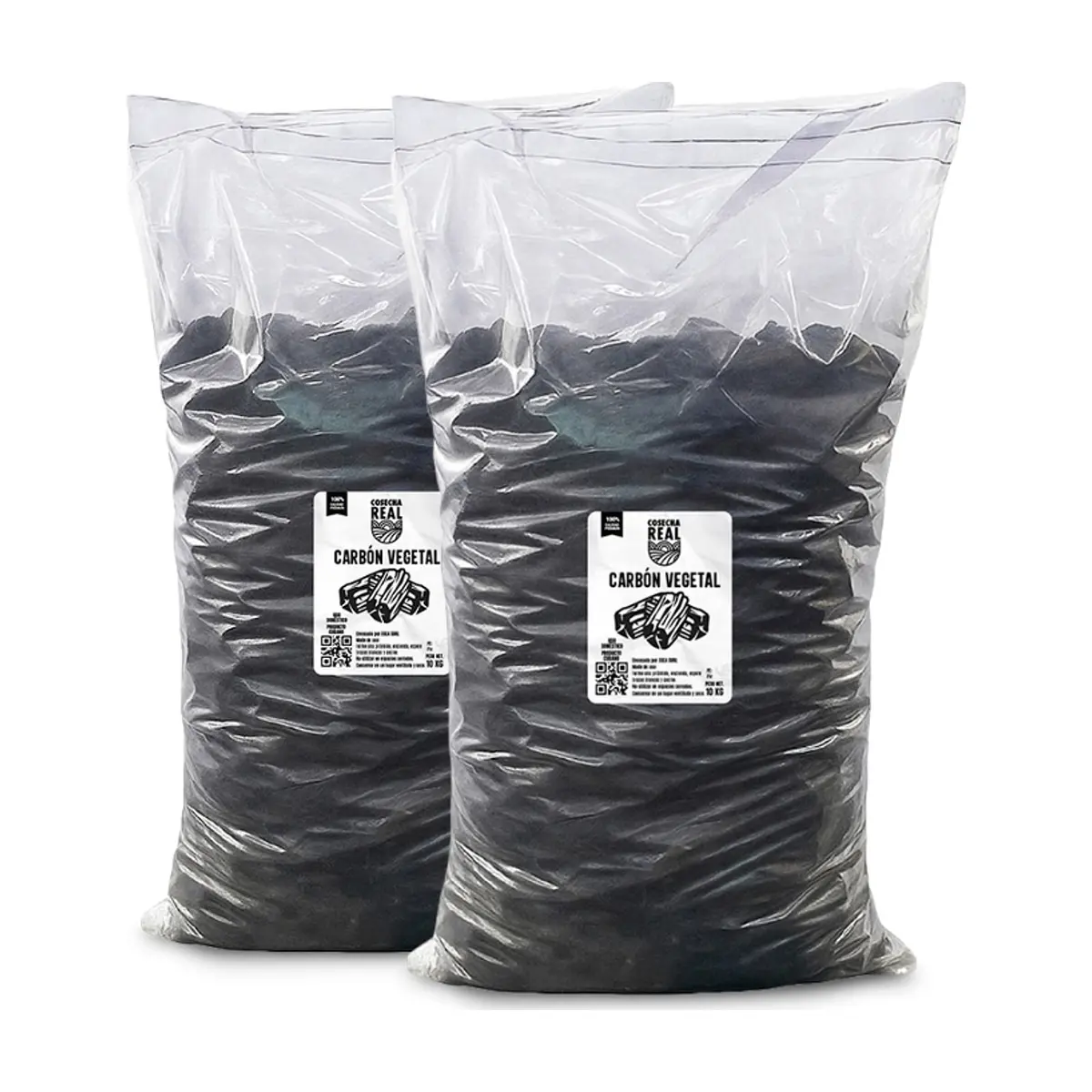 Carbón vegetal Cosecha Real (2 x 10 kg / 22 lb)