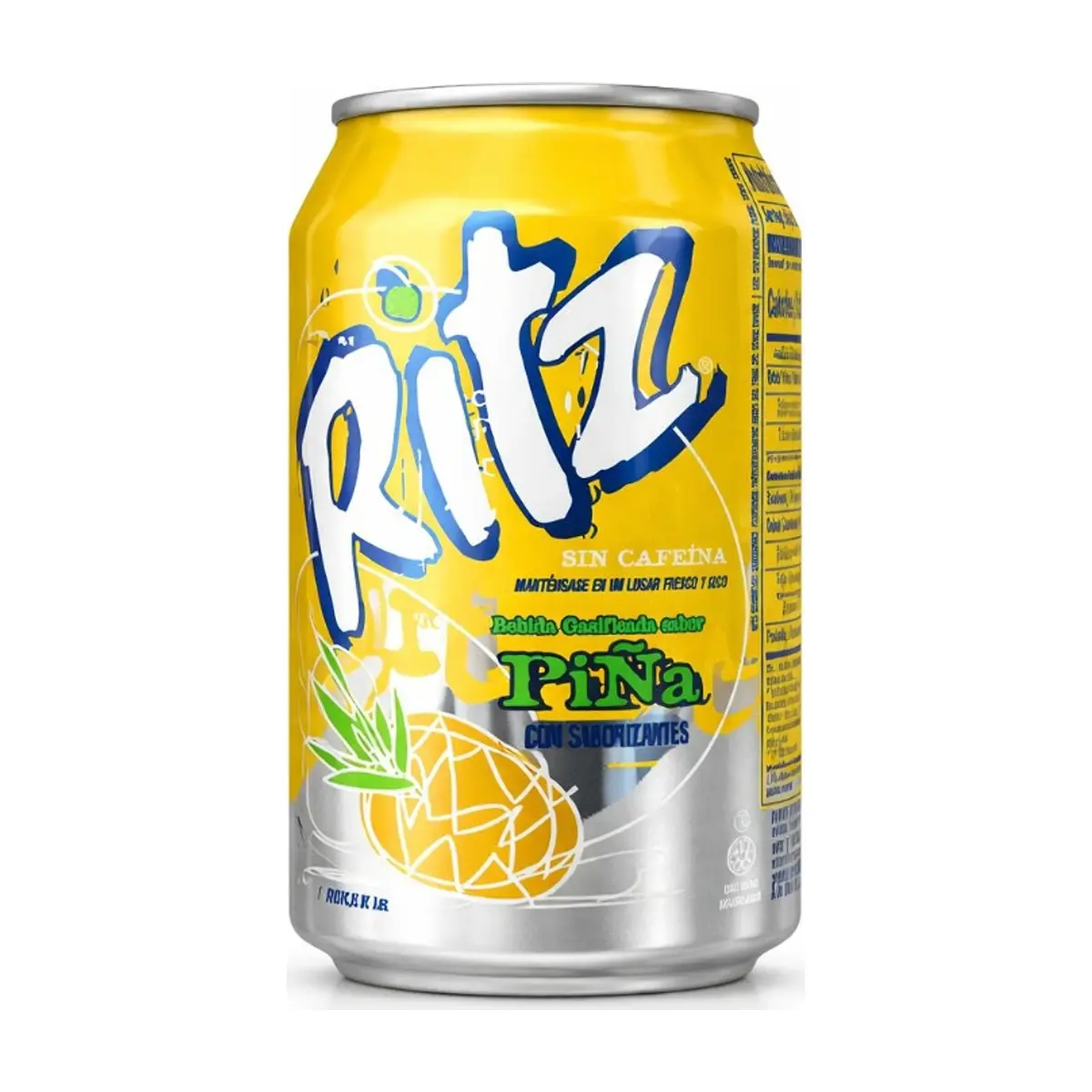 Refresco gaseado sabor piña Ritz (355 ml)