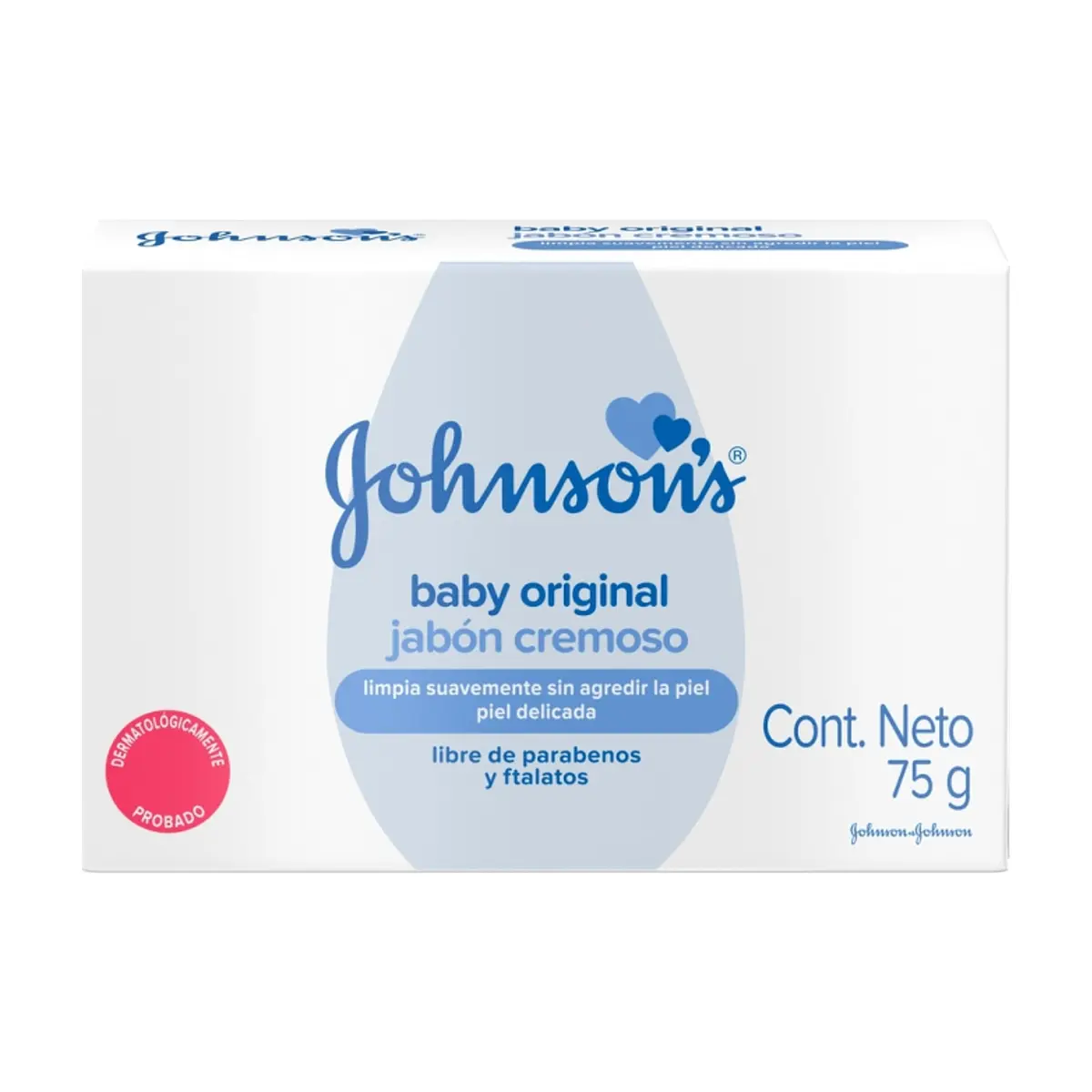 Jabón cremoso para bebé Johnsons (75 g / 2.64 oz)