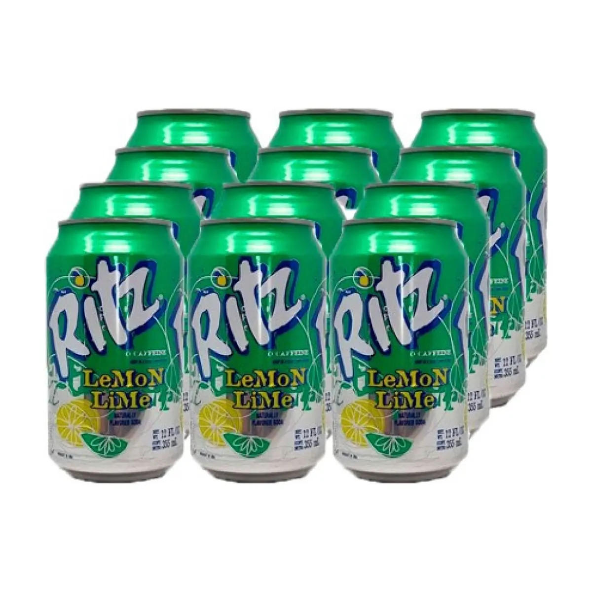 Refresco gaseado sabor lima-limón Ritz (12 x 355 ml)