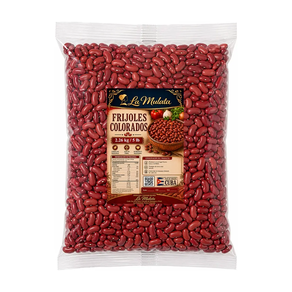 Frijoles colorados La Mulata (2.26 kg / 5 lb)