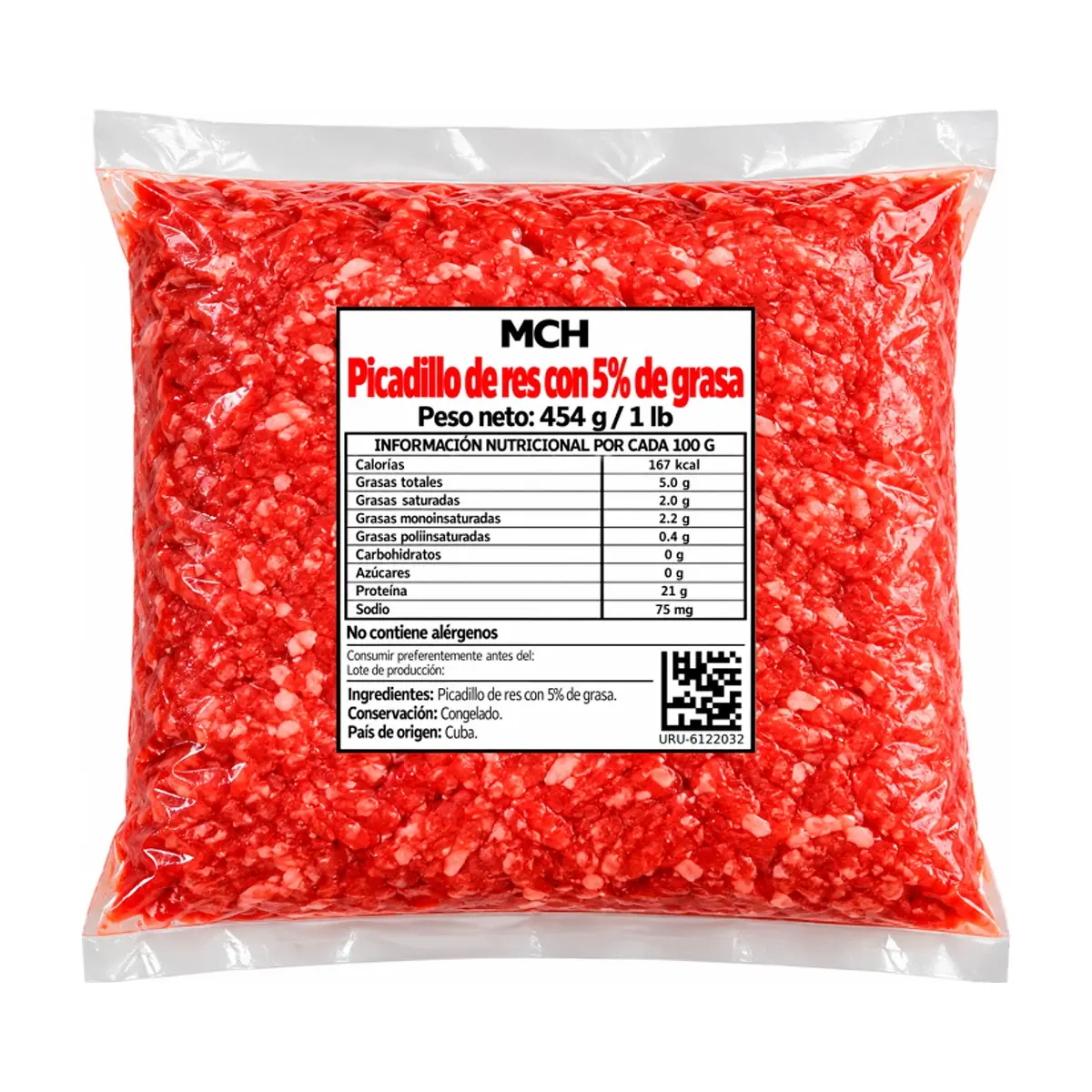 Picadillo de res con 5% de grasa MCH (454 g / 1 lb) - Miniatura 1