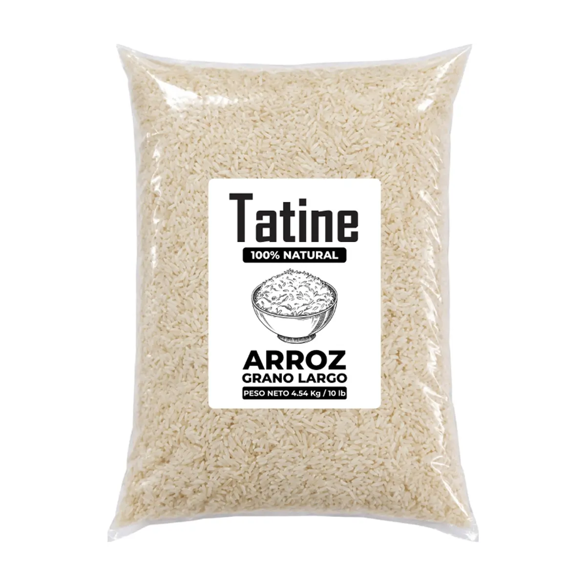 Arroz de grano largo Tatine (4.54 kg / 10 lb)