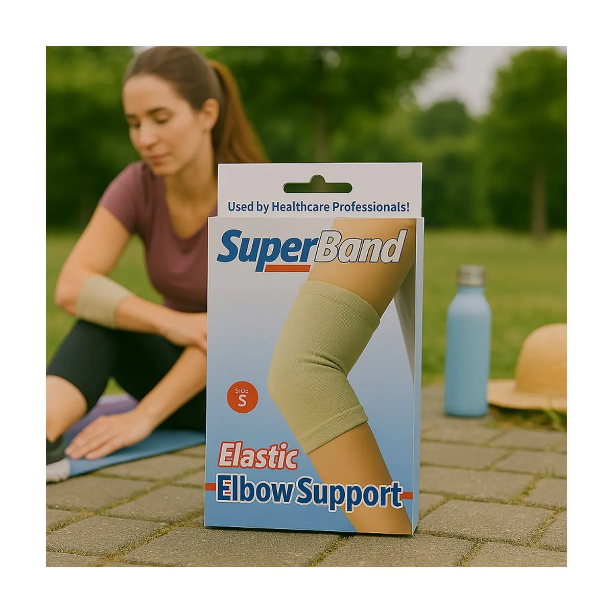 Soporte elástico para codo Superband (Talla S) - Thumbnail 3