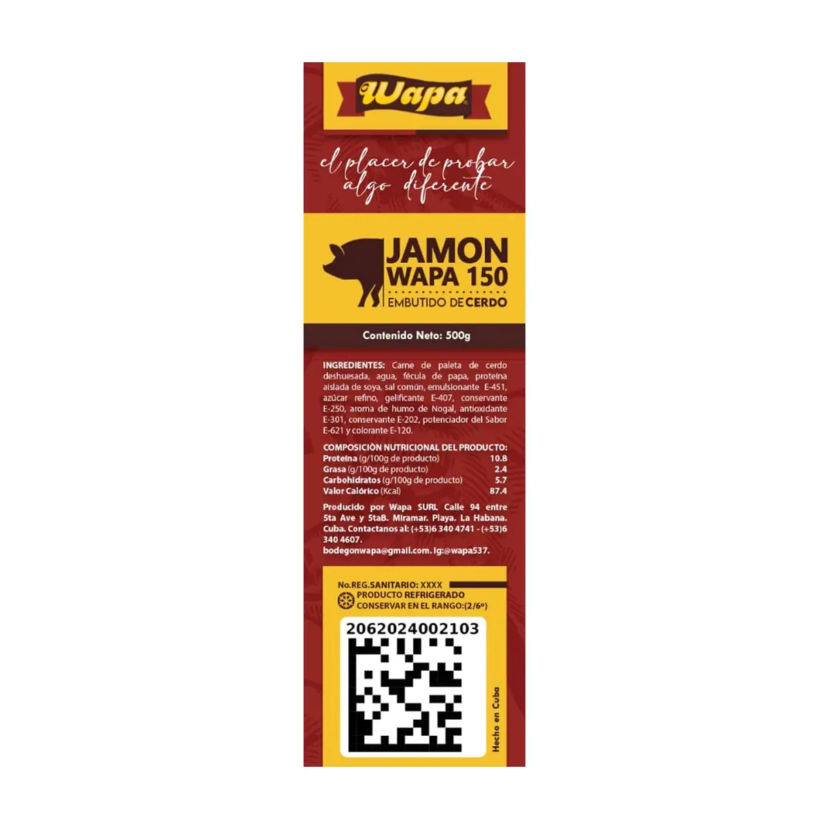 Jamón 150 lasqueado Wapa (500 g / 1.1 lb) - Thumbnail 6