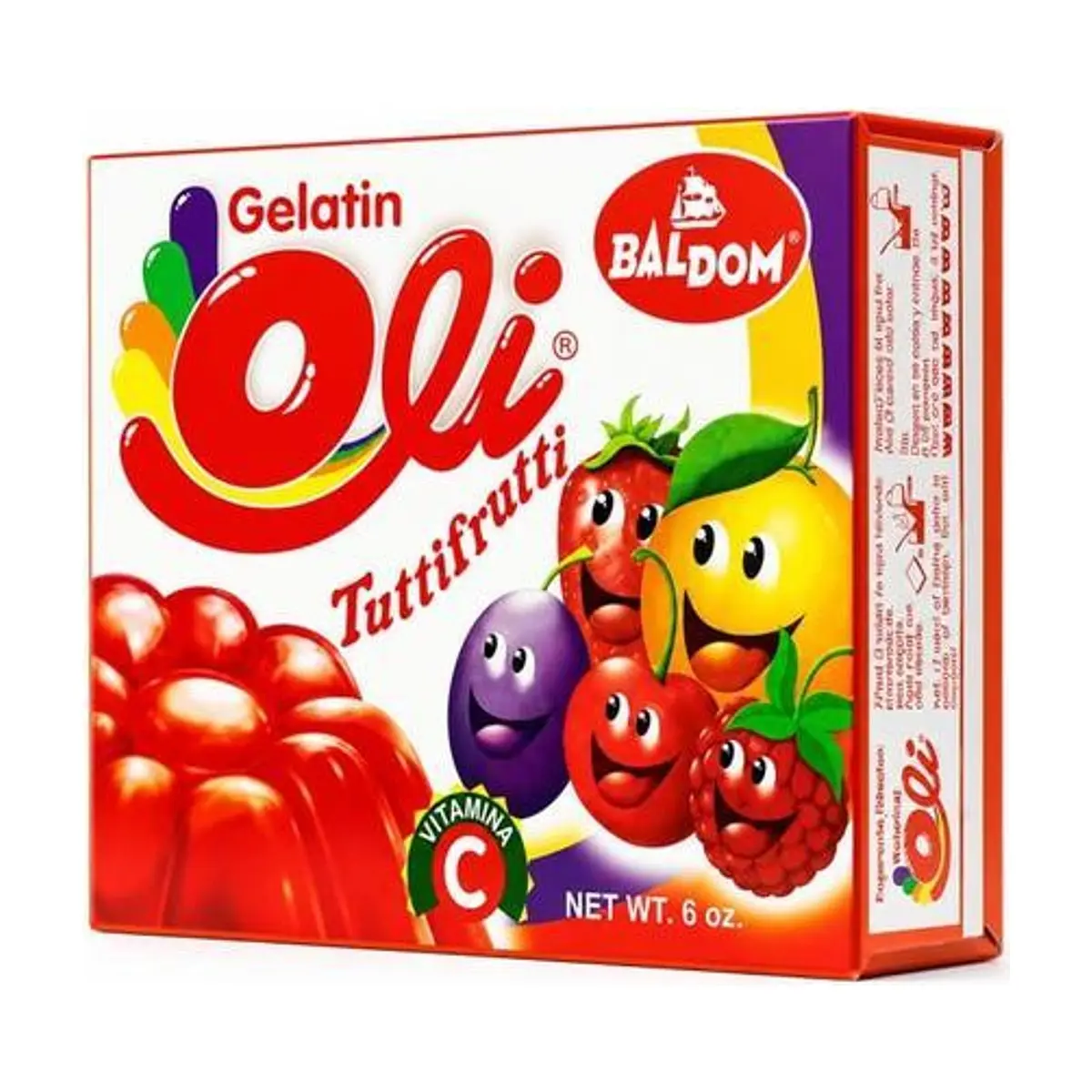 Gelatina de Multifrutas (170g) OLI - Imagen 1