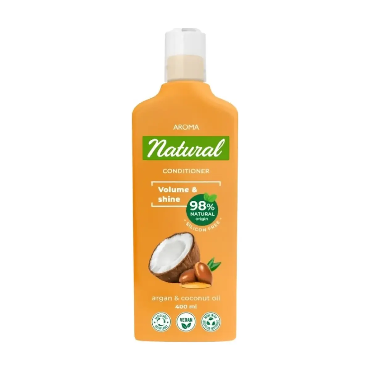 Acondicionador de Argán y Leche de Coco (400ml) AROMA NATURAL