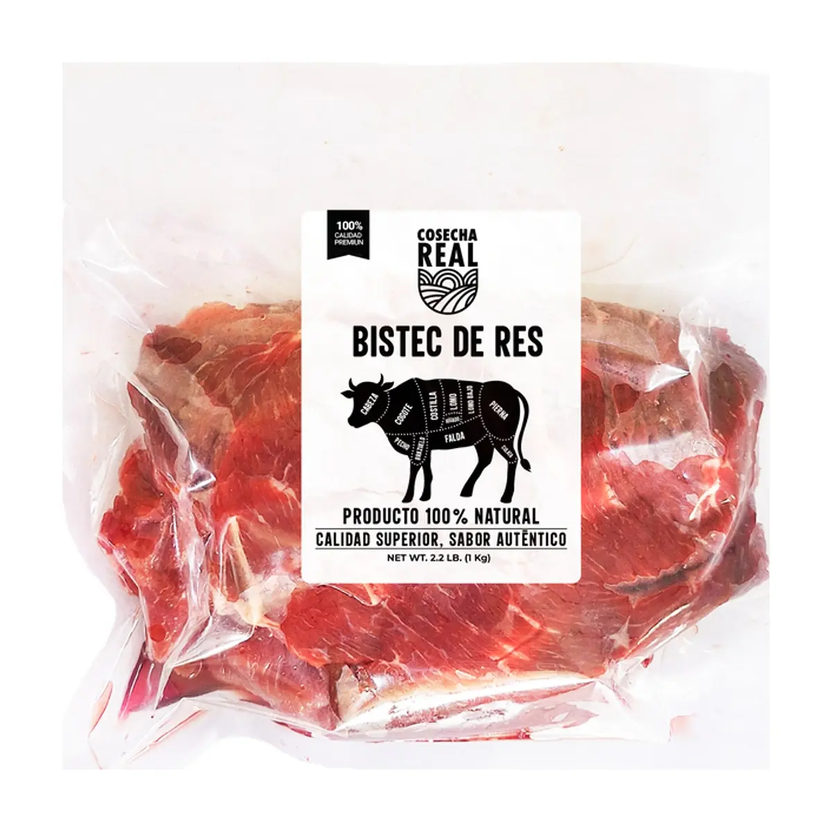 Bistec de res Cosecha Real (1 kg / 2.2 lb) - Thumbnail 2