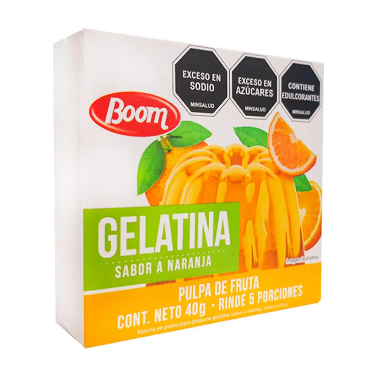 Gelatina sabor a naranja Boom (40 g / 1.41 oz) - Thumbnail 6