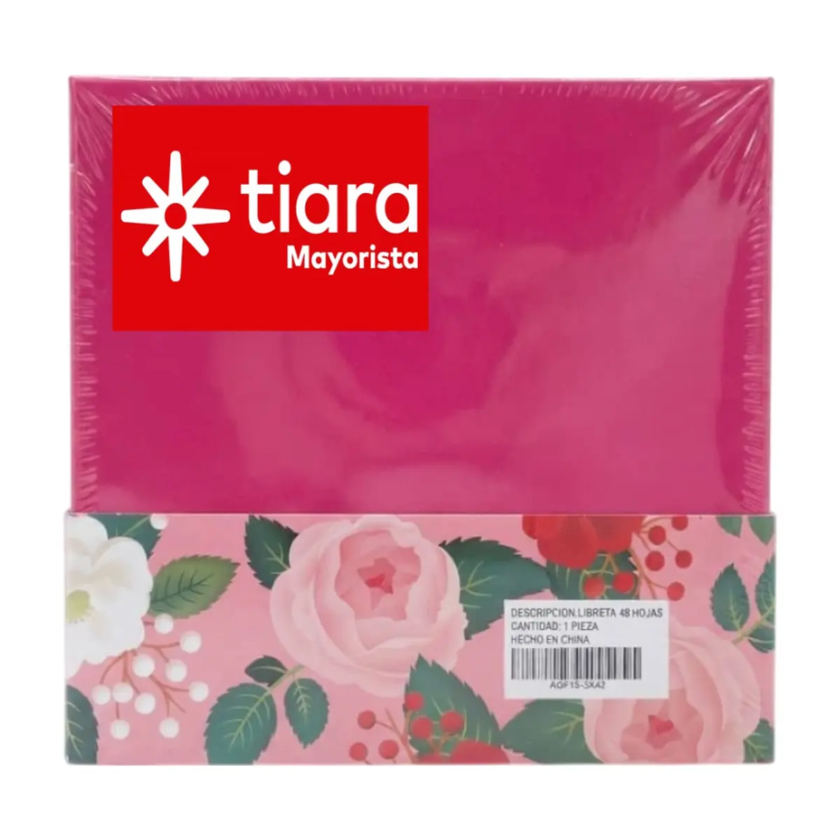 Estuche de regalo de agenda y flor artificial diseñado para mamá Tiara - Thumbnail 4