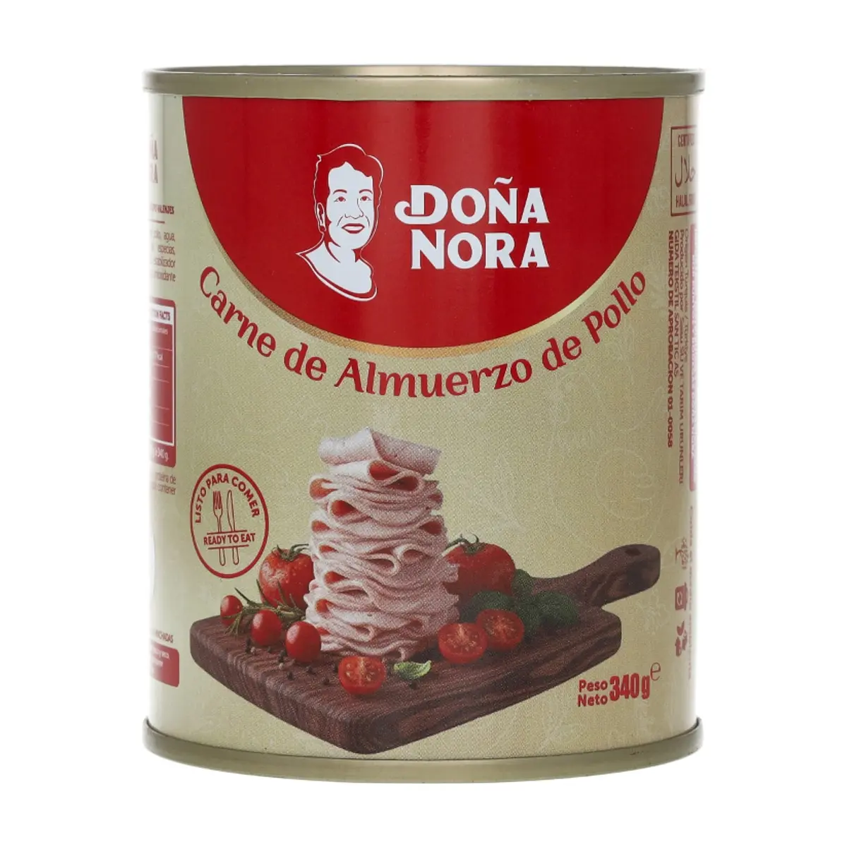 Carne de pollo en lata Doña Nora (340 g / 11.99 oz) - Imagen 1