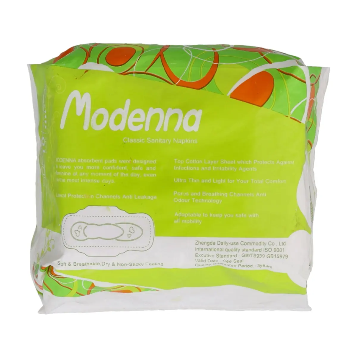 Almohadillas sanitaria súper absorbentes Modenna (10 U) - Thumbnail 4