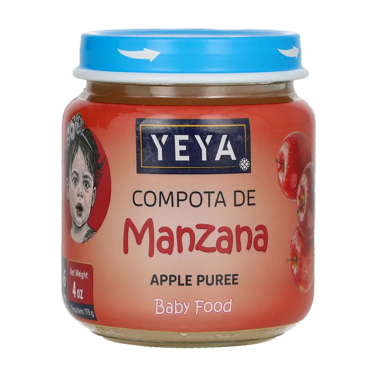 Compota de manzana YEYA (12 x 113 g / 4 oz) - Thumbnail 5