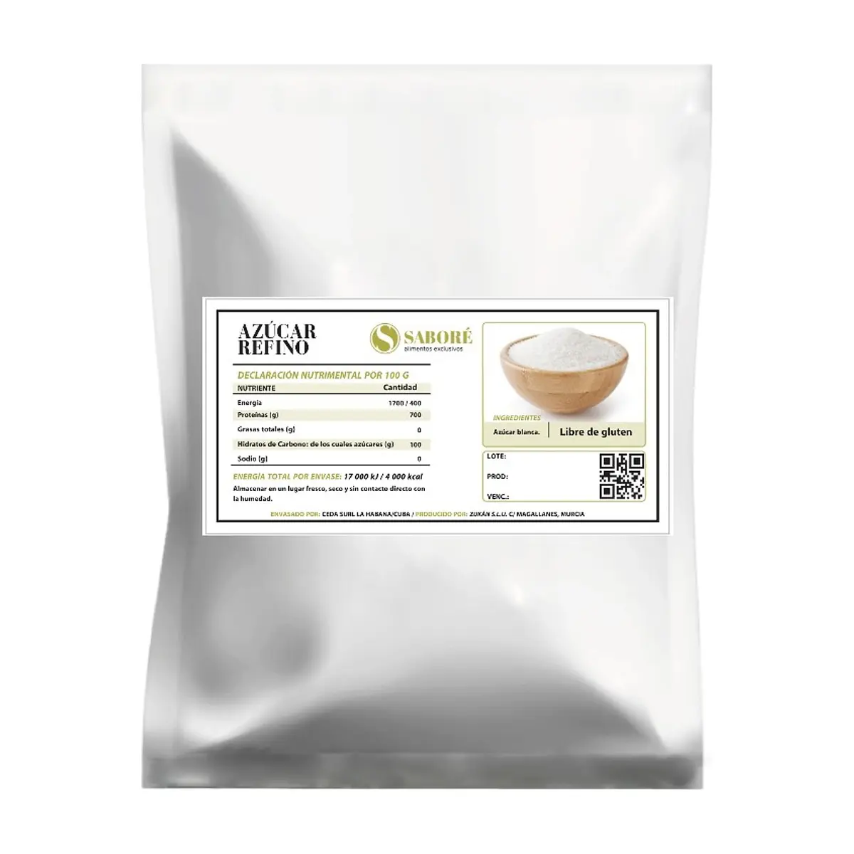 Azúcar refino Saboré (1 kg / 2.2 lb) - Thumbnail 3