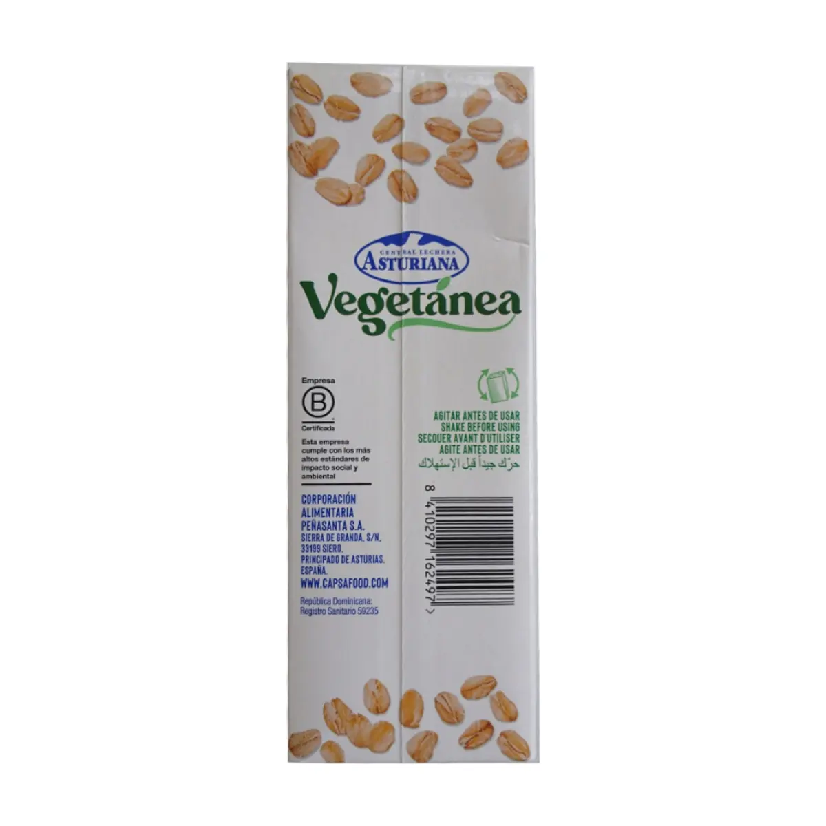 Leche vegetal de avena Asturiana (1 L) - Thumbnail 2