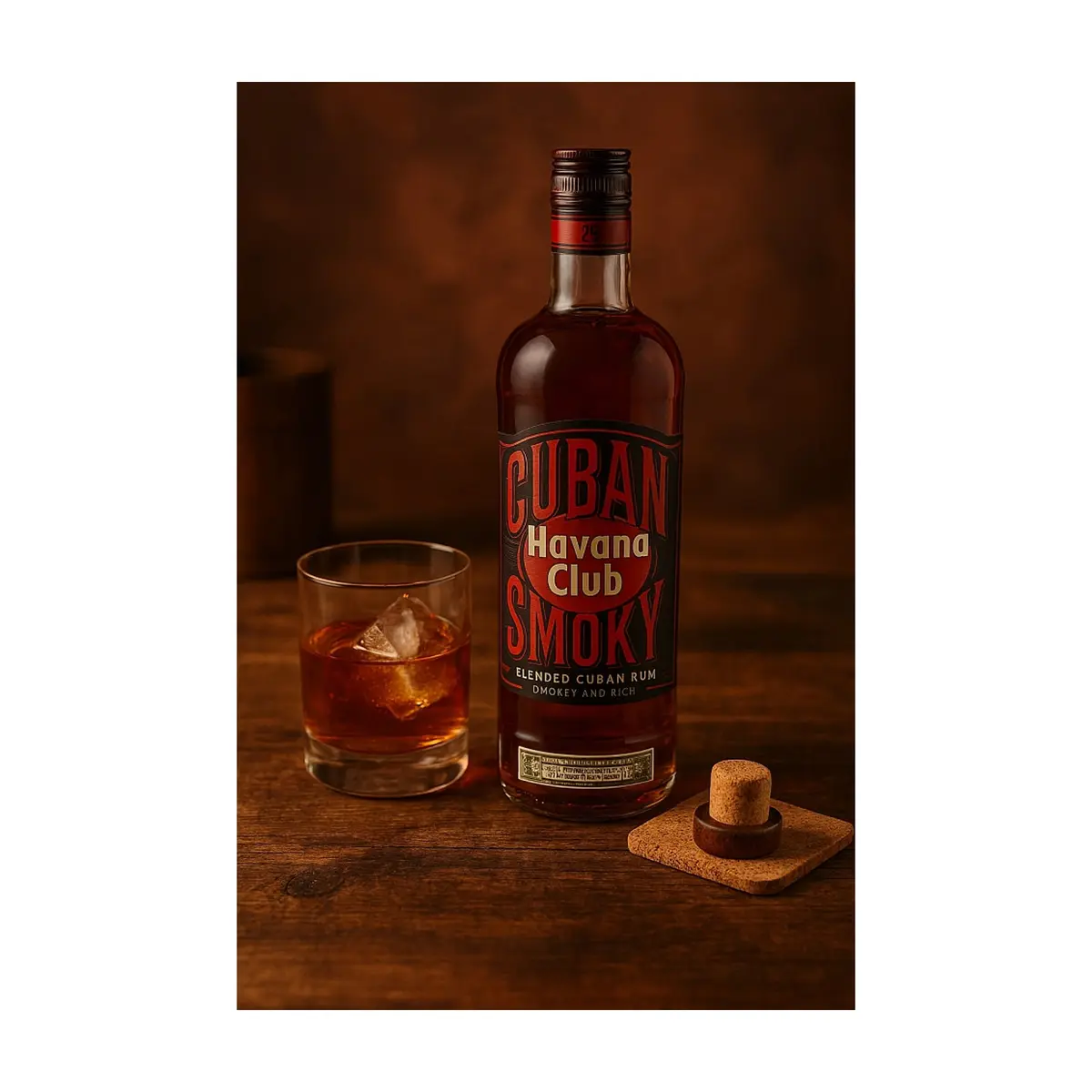 Ron Cuban Smoky Havana Club (700 ml) - Miniatura 4