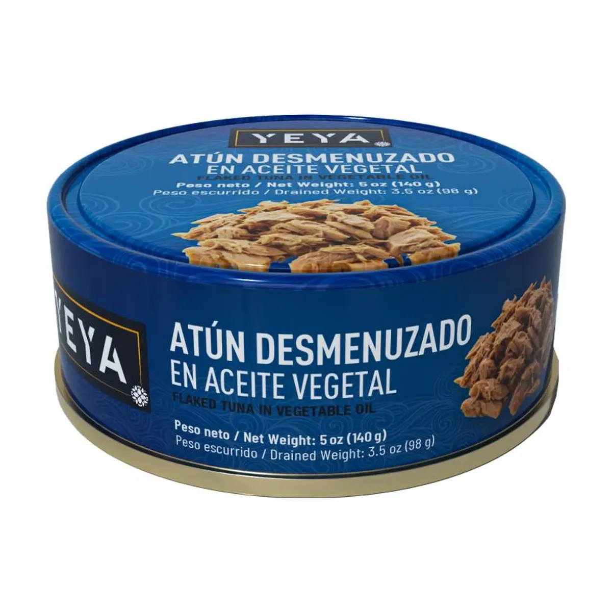 Atún desmenuzado en aceite vegetal YEYA (140 g / 5 oz) - Image 1