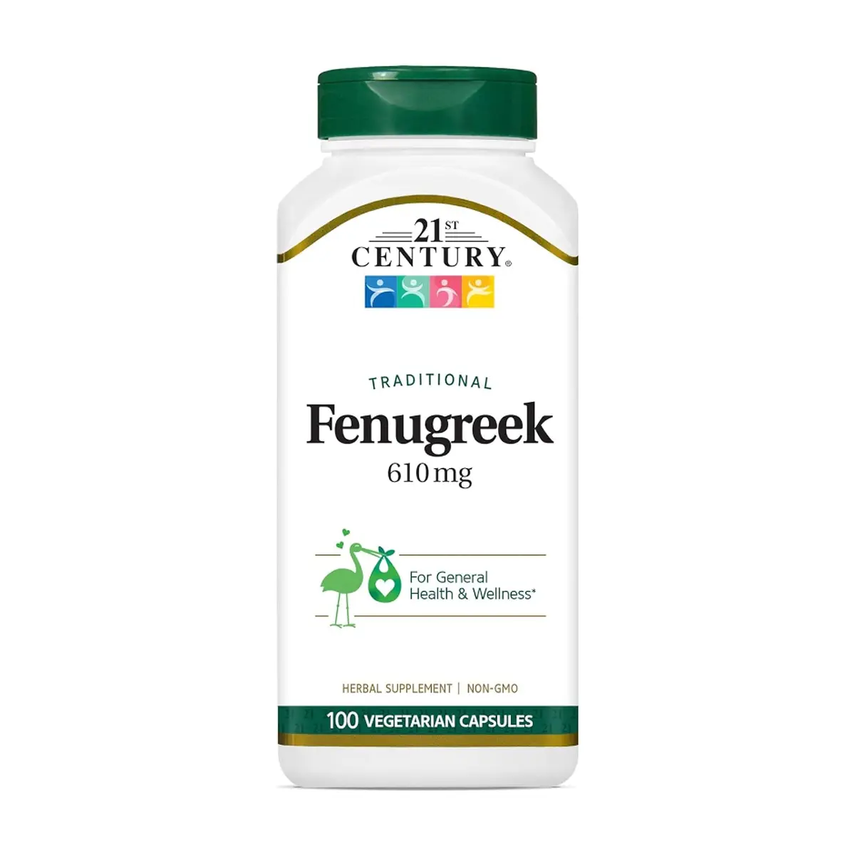 Suplemento herbario con fenogreco 610 mg Century (100 cápsulas) - Thumbnail 6