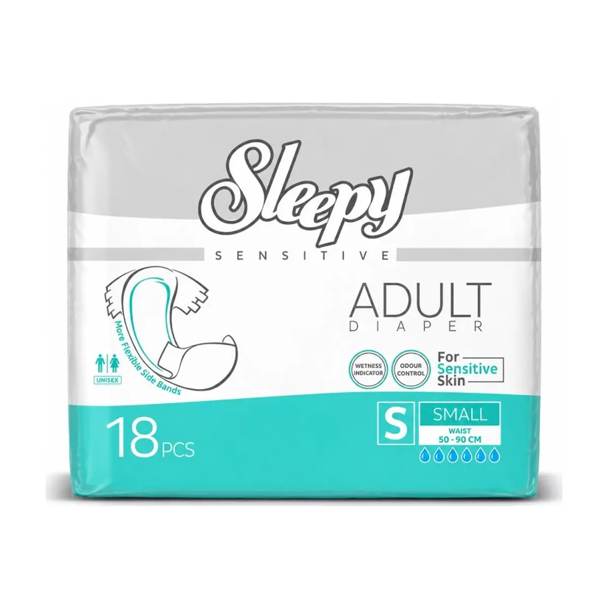 Pañal para Adultos Eco Pequeña (18u) SLEEPY SENSITIVE - Imagen 1