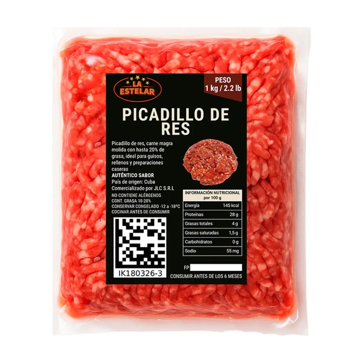 Picadillo de res La Estelar (1 kg / 2.2 lb) - Miniatura 1