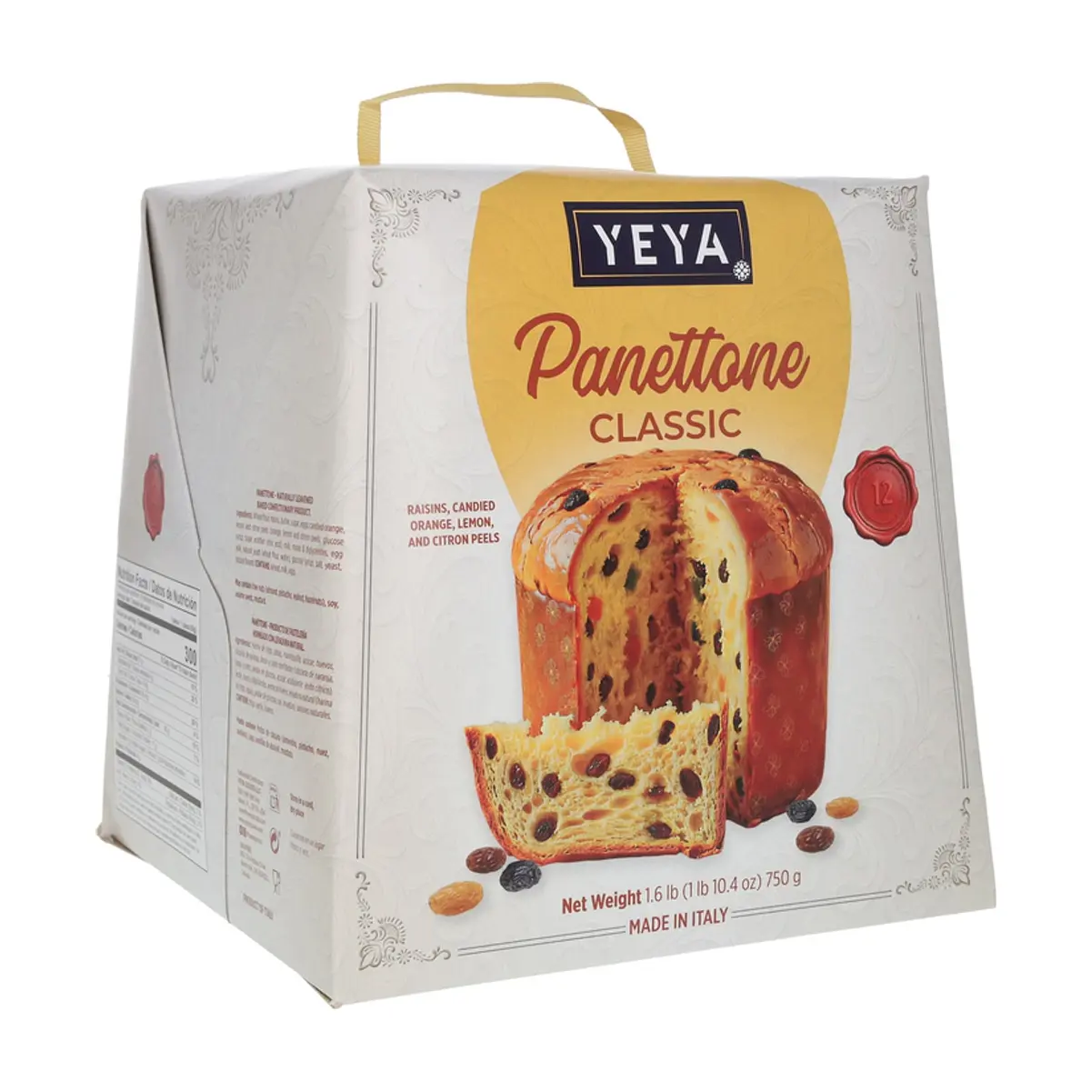 Panetón clásico YEYA (750 g / 1.6lb)