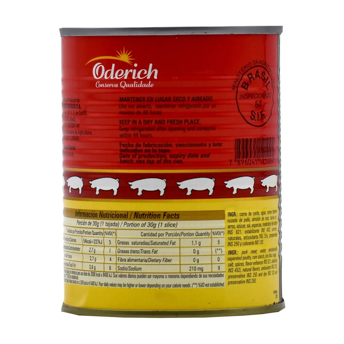 Jamonilla spam de cerdo Oderich (340 g / 11.99 oz) - Thumbnail 2