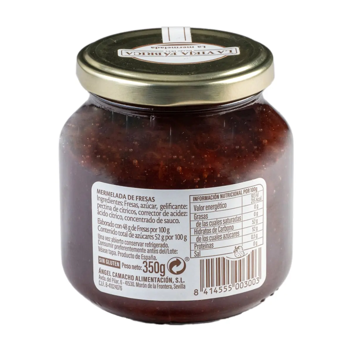 Mermelada de fresas La Vieja Fábrica (350 g / 12.3 oz) - Thumbnail 4
