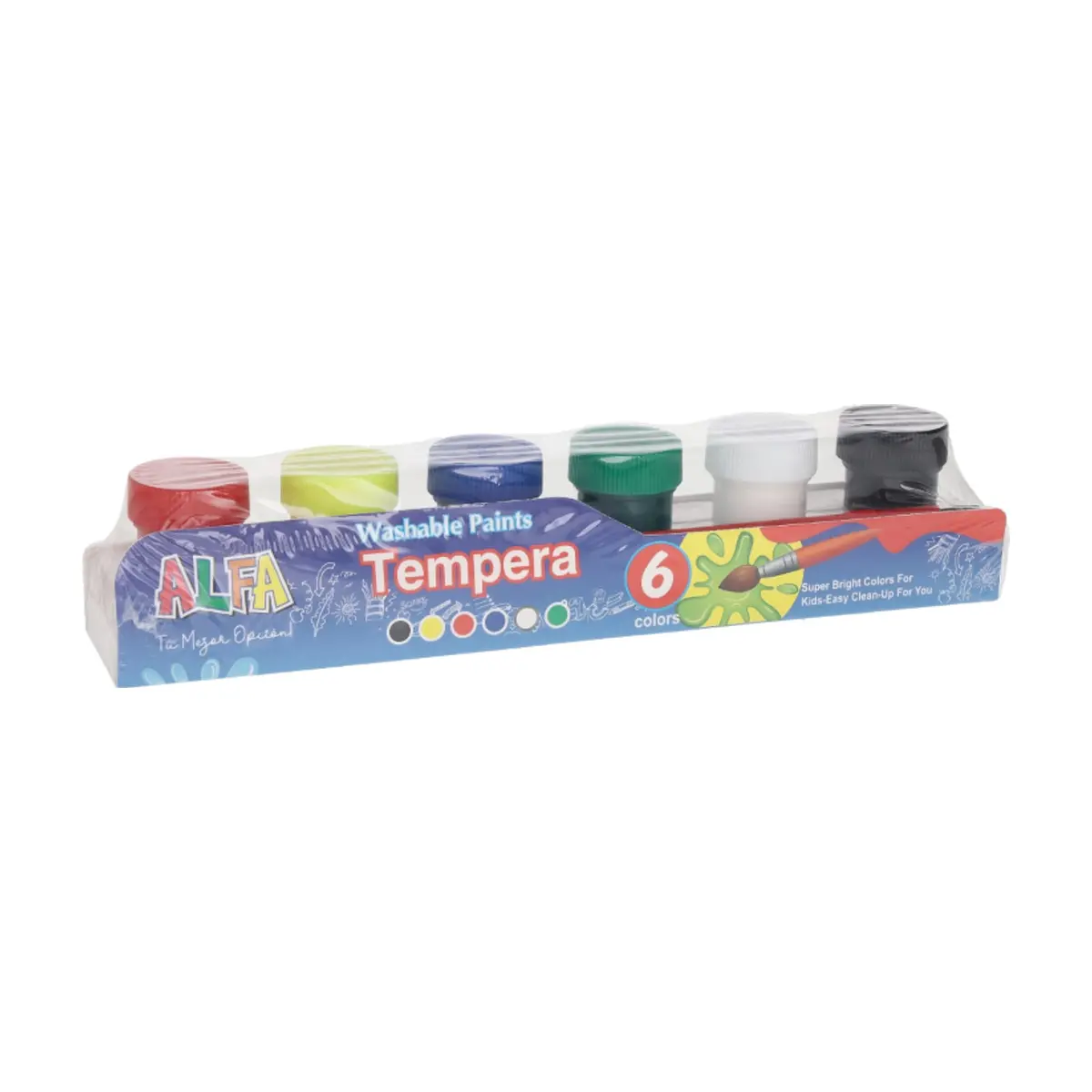 Tempera lavable ALFA (6 U) - Imagen 1