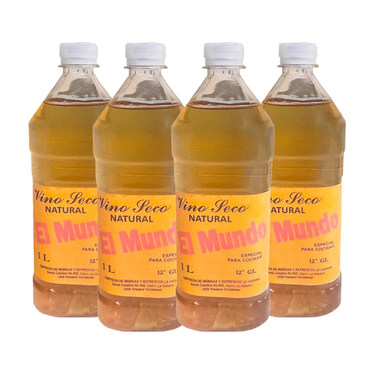 Vino seco natural El Mundo (4 x 1 L)
