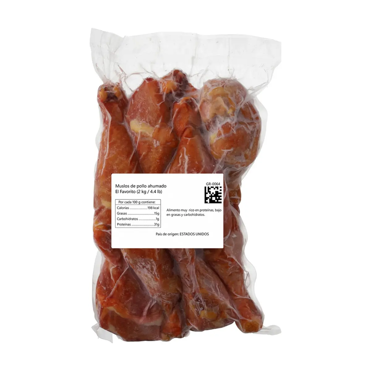 Muslos de pollo ahumado El Favorito (2 kg / 4.4 lb) - Thumbnail 3