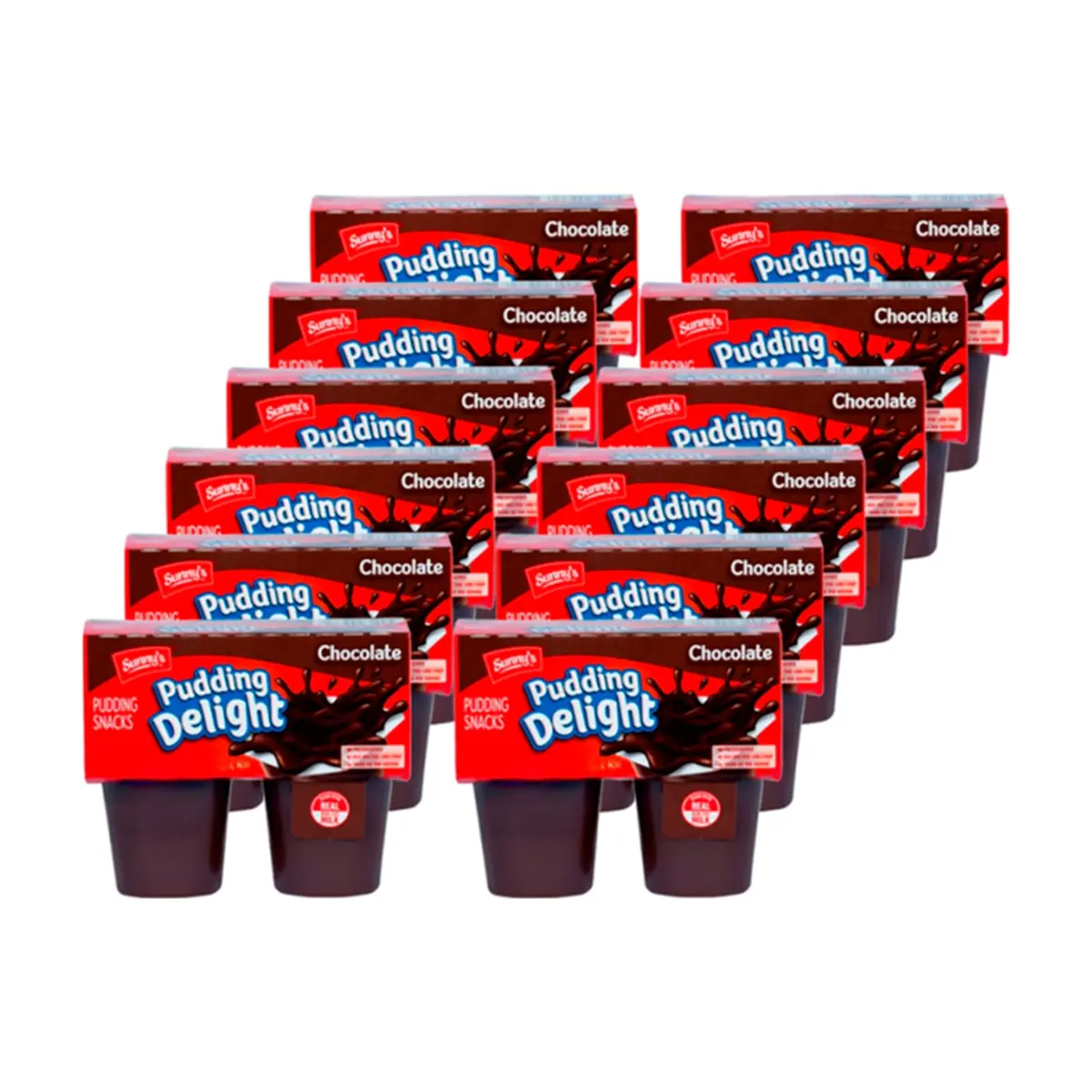 Natilla de chocolate Sunny' s (48 x 92.1 g / 3.25)