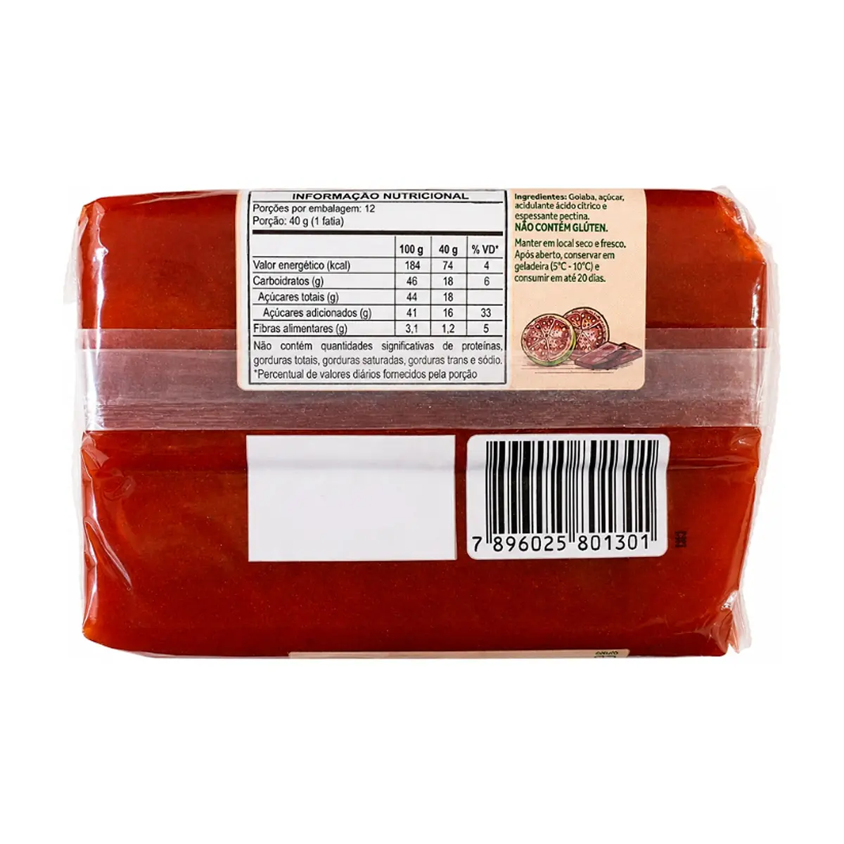 Pasta de guayaba tradicional Cepêra (500 g / 1.1 lb) - Thumbnail 2
