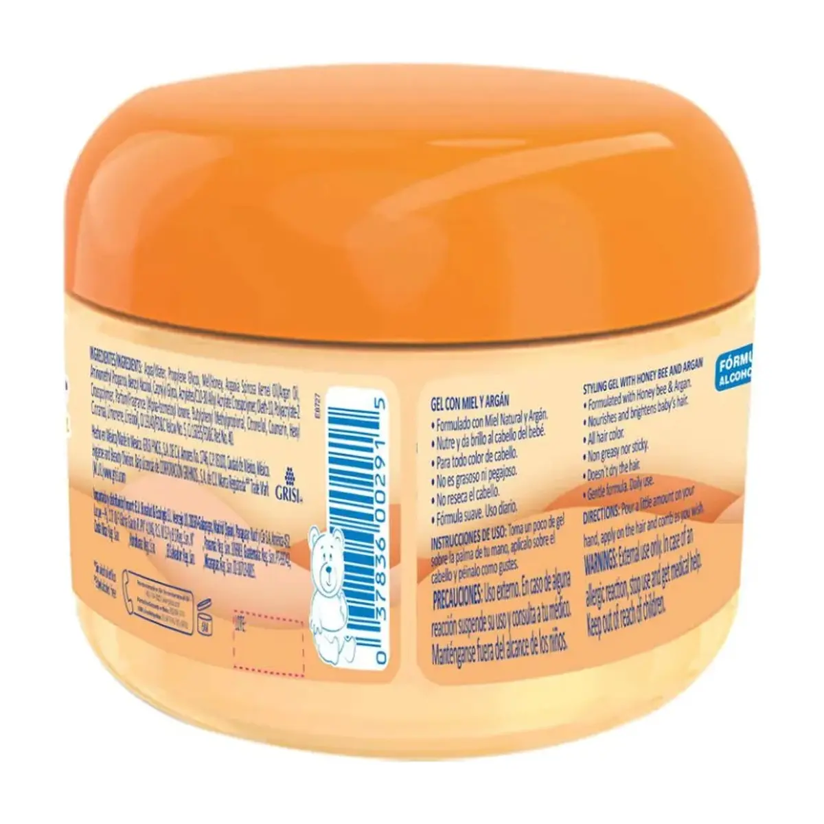 Gel para peinar para bebés miel y argán Ricitos De Oro (115 g / 4.0 oz) - Thumbnail 3