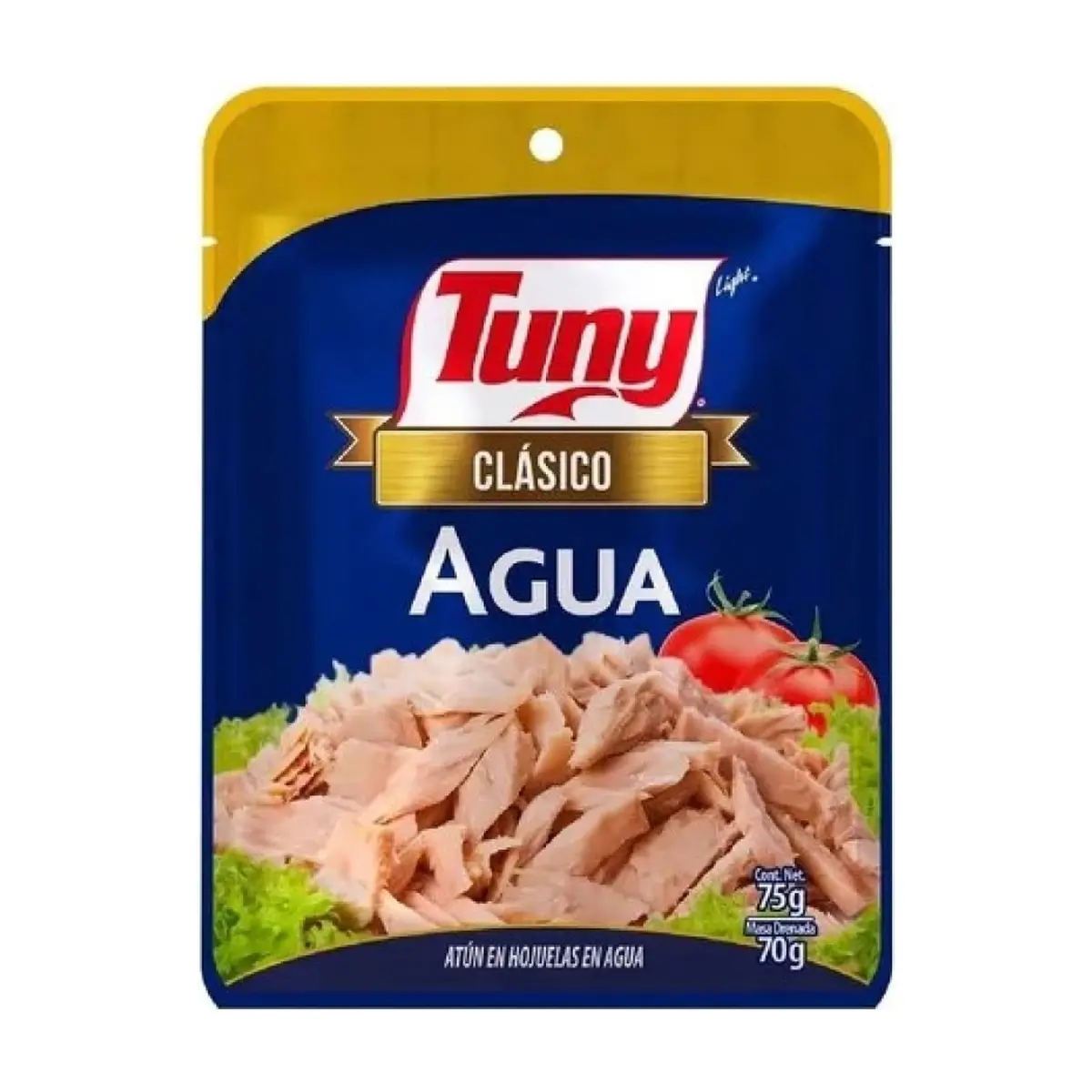 Atún en hojuelas en agua clásico Tuny (75 g / 2.64)